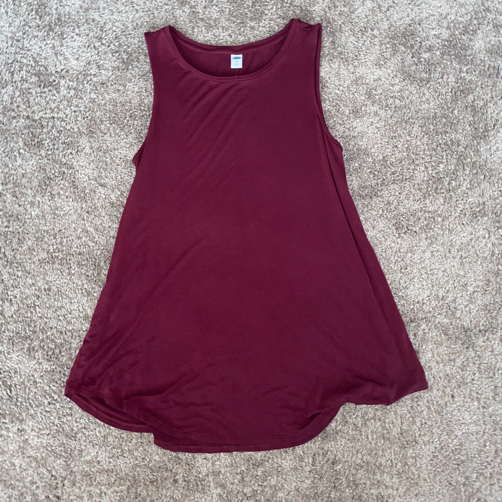 Maroon Super Soft Luxe Tank